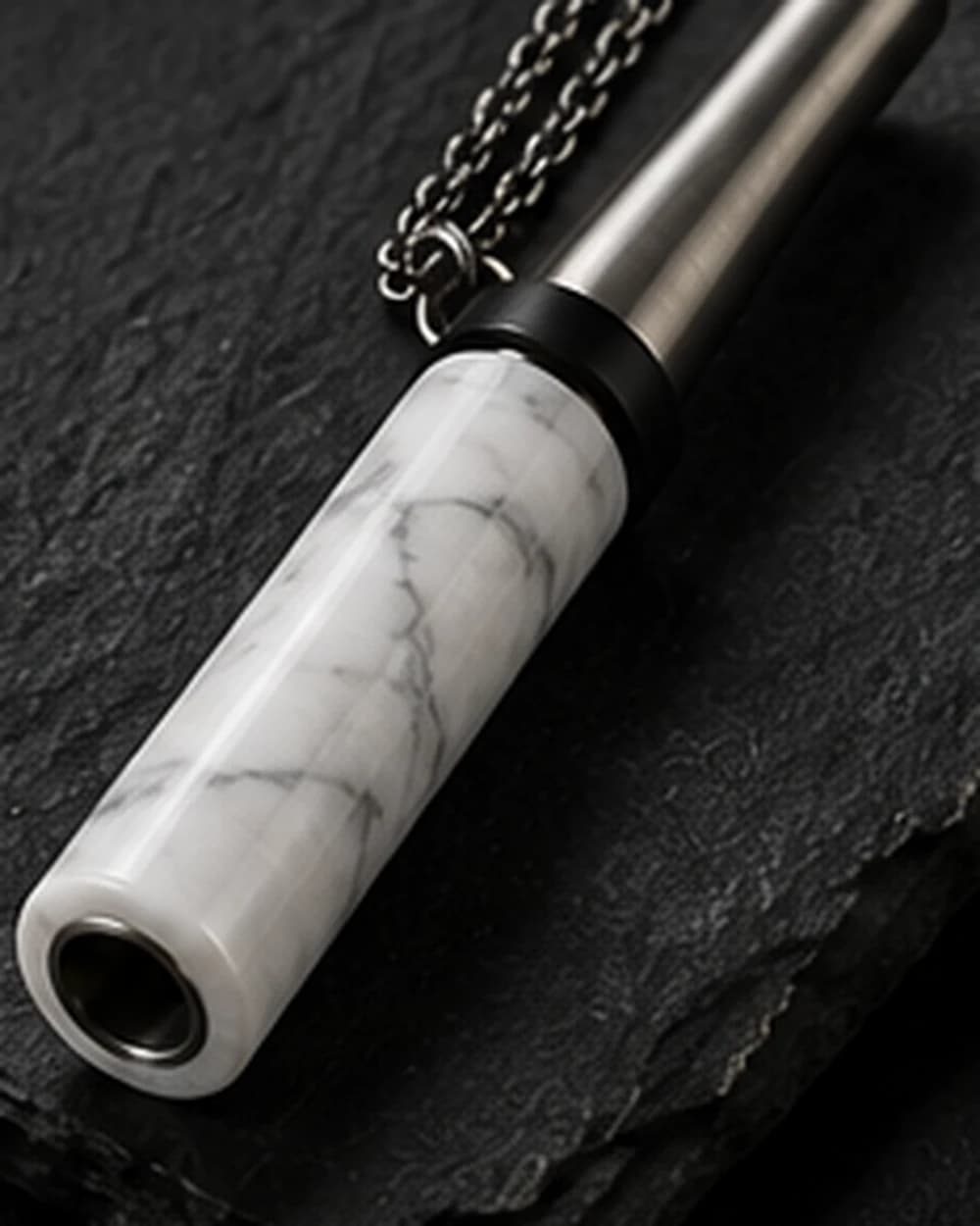 Alabaster — marble hookah mouthpiece