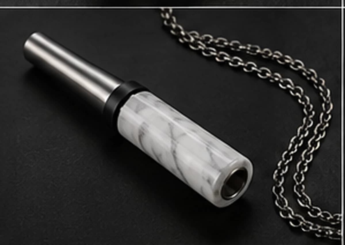 Alabaster marble hookah mouthpiece, view 3
