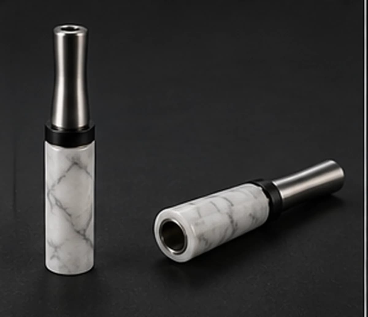 Alabaster marble hookah mouthpiece, view 4