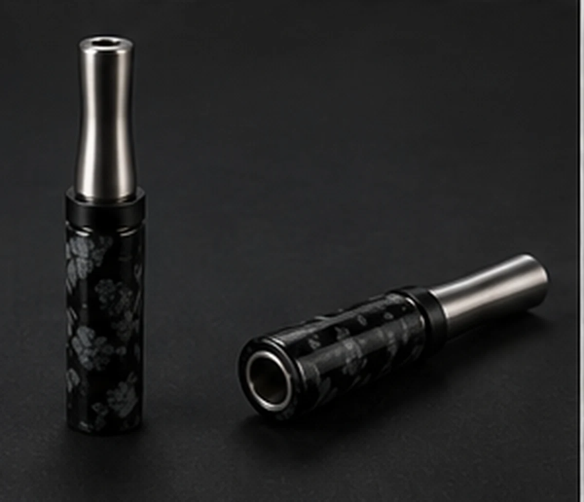 Nocturne obsidian hookah mouthpiece, view 4